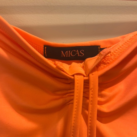 Orange Halter Top - Picture 2 of 2